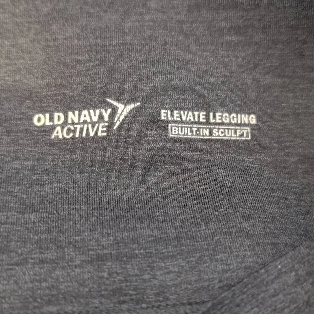 Old Navy size XL Charcoal Gray Elevate Built In Sculpt Leggings